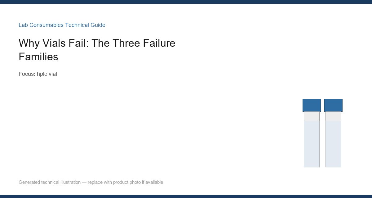 Why Vials Fail: The Three Failure Families