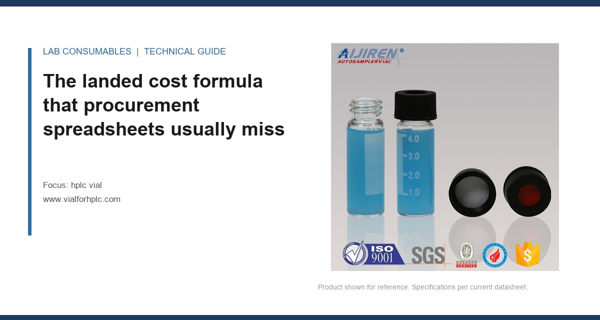 The landed cost formula that procurement spreadsheets usually miss